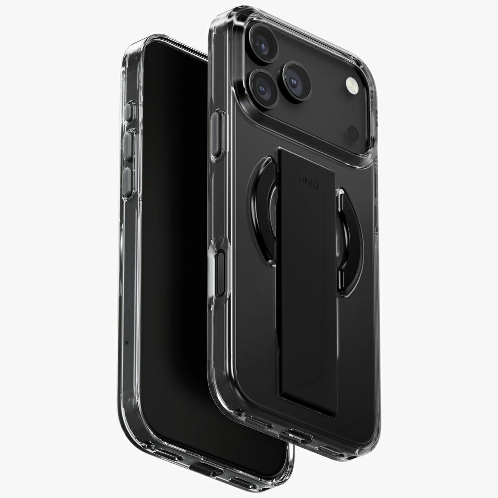 UNIQ Heldro Air Case für iPhone 17 Pro Max Magclick Ladefunktion Schwarz