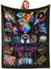Blankets, Music Notebook Blankets, Gifts for Music Enthusiasts, Music Decoration Blankets, Soft Flange Blankets