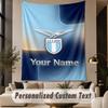 Custom Text Tapestry Lazio FC Print Wall Tapestry Indoor Living Room Wall Decor