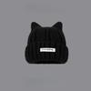 Cute Warm Woolen Hat for Women Girls Fashion Versatile Kitten Ear Knitting Hat Funny Warm Cold Proof Couple Ear Protection Hat