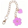 Tumbler Straw Cover & Water Bottle Silicone Boot & Tumbler Charm Set, Begonia Shape Straws Lid Cap And Tumbler Charm Pendant