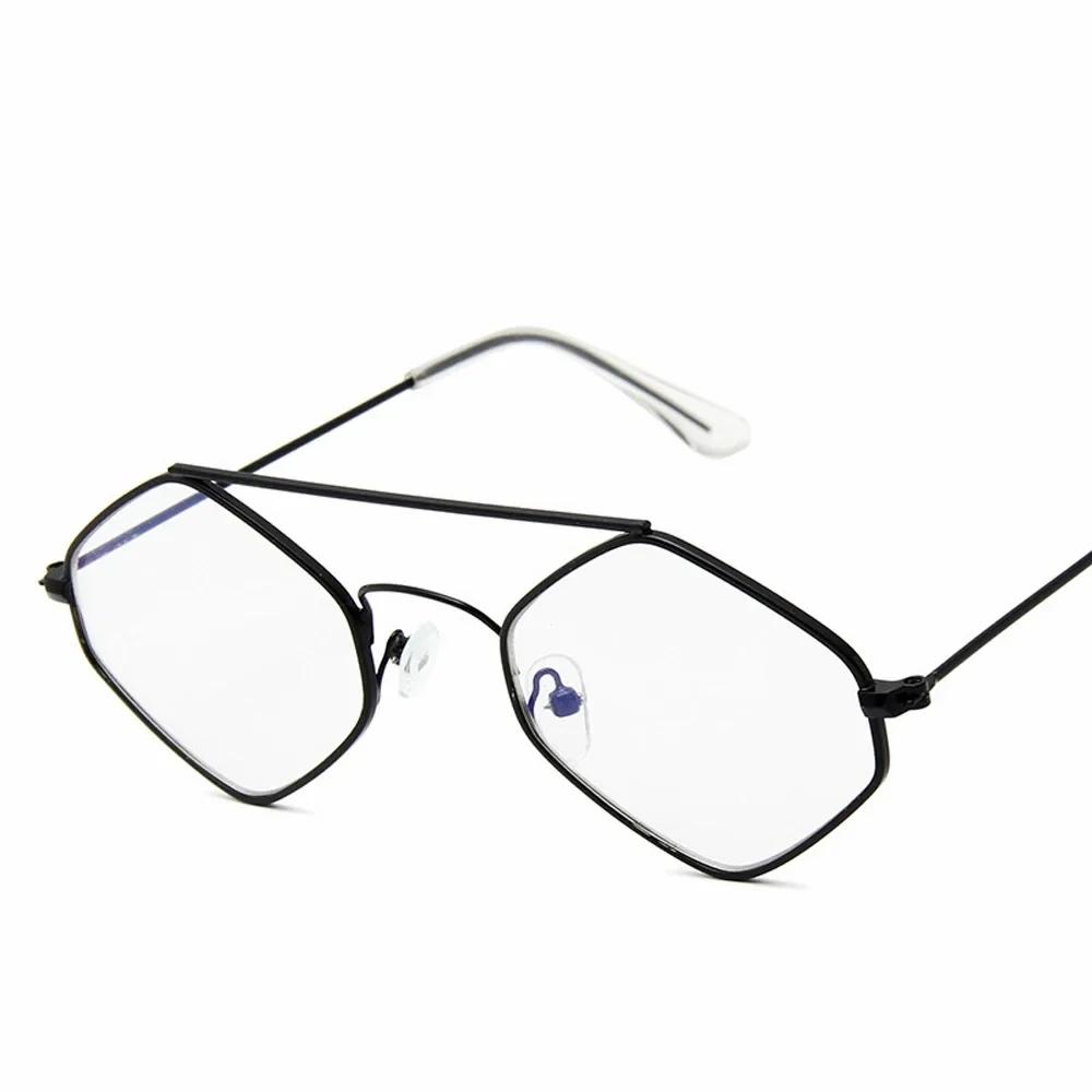 XaYbZc Polygonal Sunglasses Female Male Clear Color Summer Accessories Driving Sun Eyewear UV Protection 400 Protection Eyewear