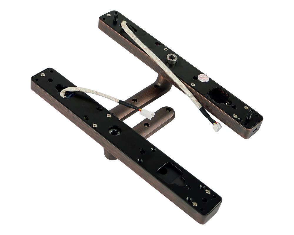 Electronic Door Handle with Fingerprint RFID Password Access Control Dc6V Secureentry-HL100