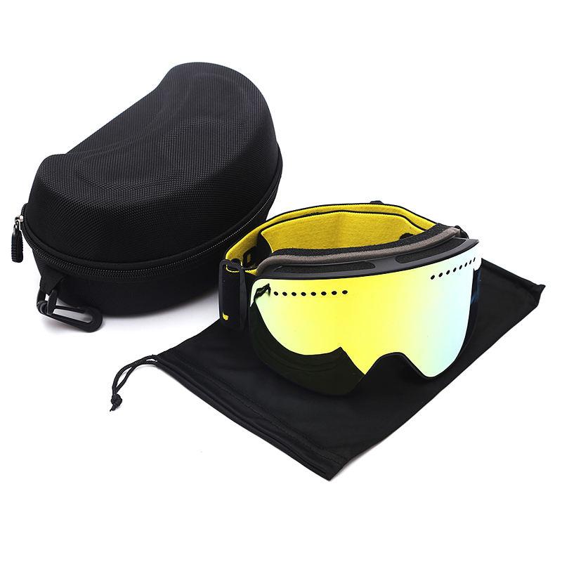 Mirror Anti-fog Custom Magnetic UV 400 Fashion Ski Goggles Double Layer Ski Glasses