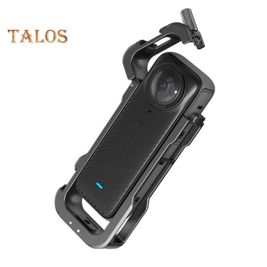 Action-Kamera-Videokäfig, Schutzrahmen, stoßfest, schlagfest, einfach zu installierender Metall-Schutzrahmen, Kamerakäfig-Zubehör für Insta360 X4
