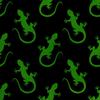 Royal Samt Stoff Polyester Zum Nähen - Motiv Grüner Gecko