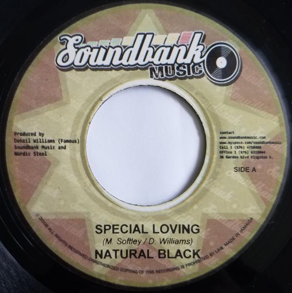 

7inch Record NATURAL BLACK Special Loving NONE Soundbank Music 2008 Jamaica Reggae Ska Dub Used