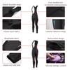 WOSAWE Fall/Winter Women's Windproof Long Sleeve Fleece Jacket Shockproof Silicone Shockproof Road Bicycle Backpacking Pants Cycling Suit