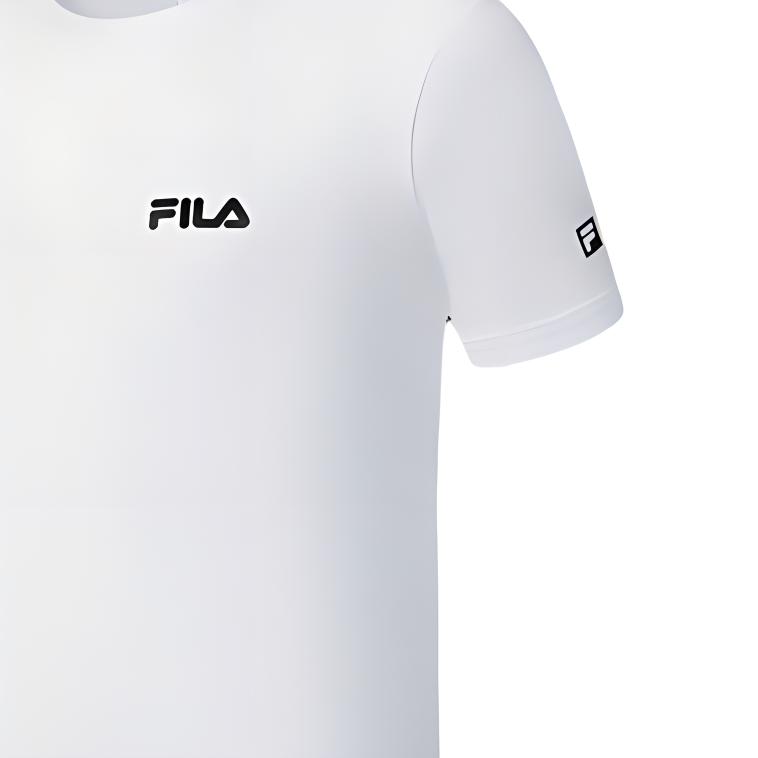 New FILA Fitness T Shirt Men's Jade White A51M521108F-WT