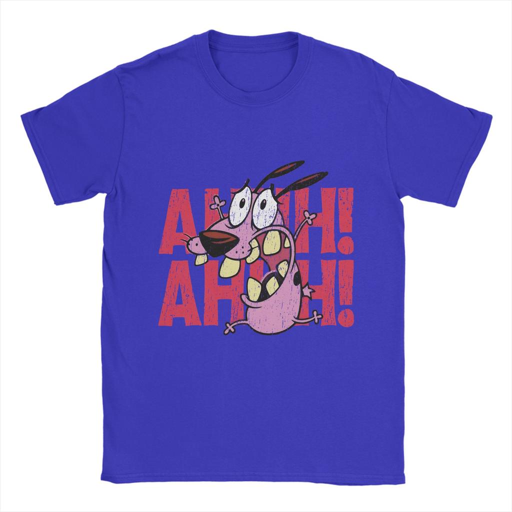 Heren T-shirt Moed Hond Creatieve Pure Katoen T-shirts Korte Mouw T-shirts Ronde Hals Tops 4XL 5XL