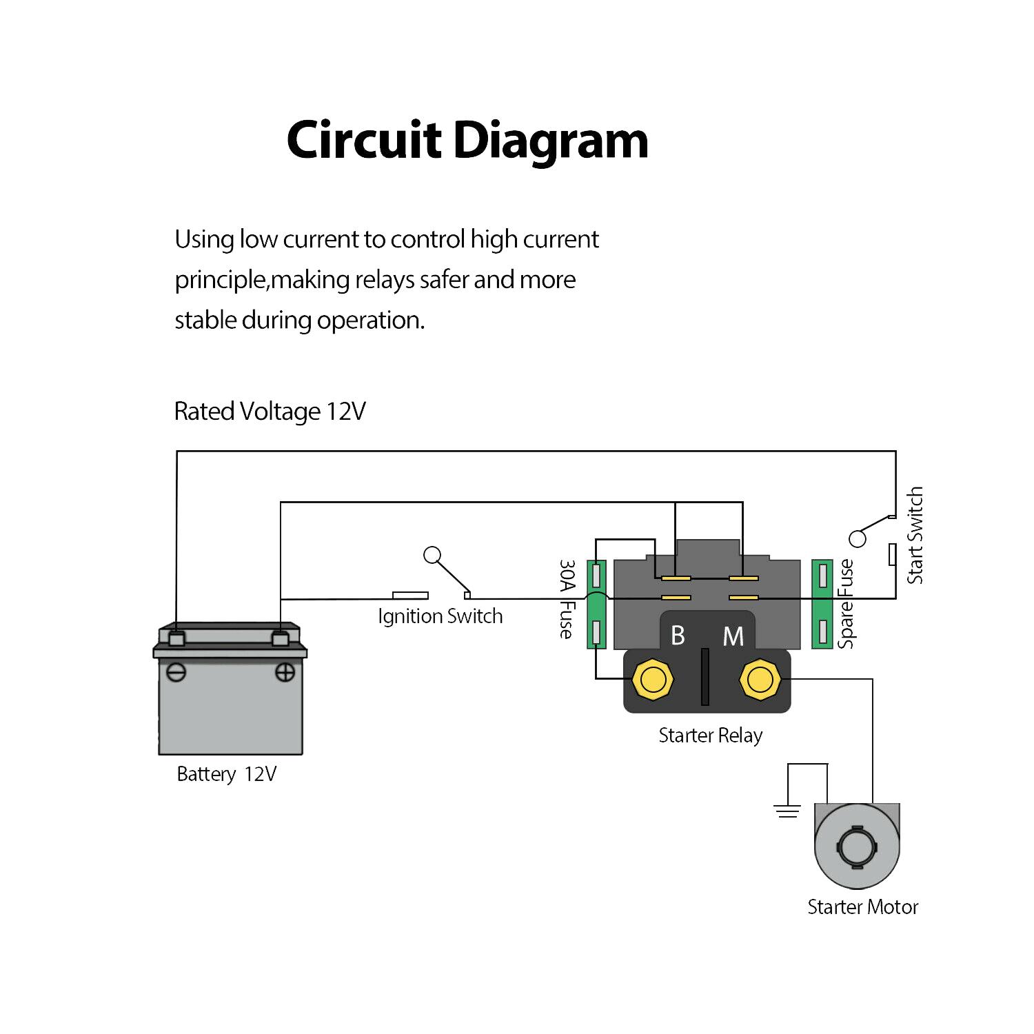 

Starter Relay Solenoid For SUZUKI VZ800 VZ800Z MARAUDER 1997-2009 Motorcycle NEW 31800-21E20 чёрный