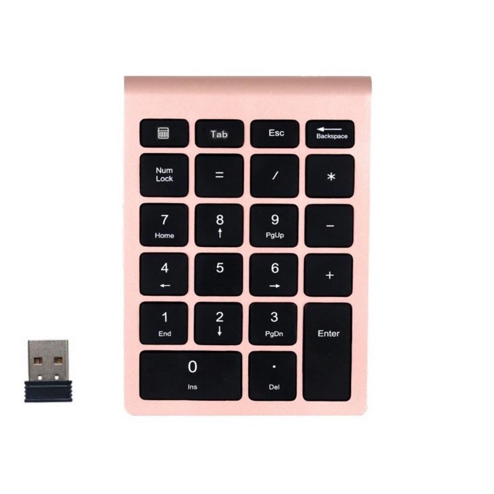 USB 2.4G 22 Keys Numerical Keyboard 22 Keys Digital Numpad Number Pad Mini Digital Keypad  Office