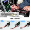Circuit Breaker Finders Auto Circuit Detector 0-100V Buzzer Multifunctional Car Circuit Diagnostic Test Tool