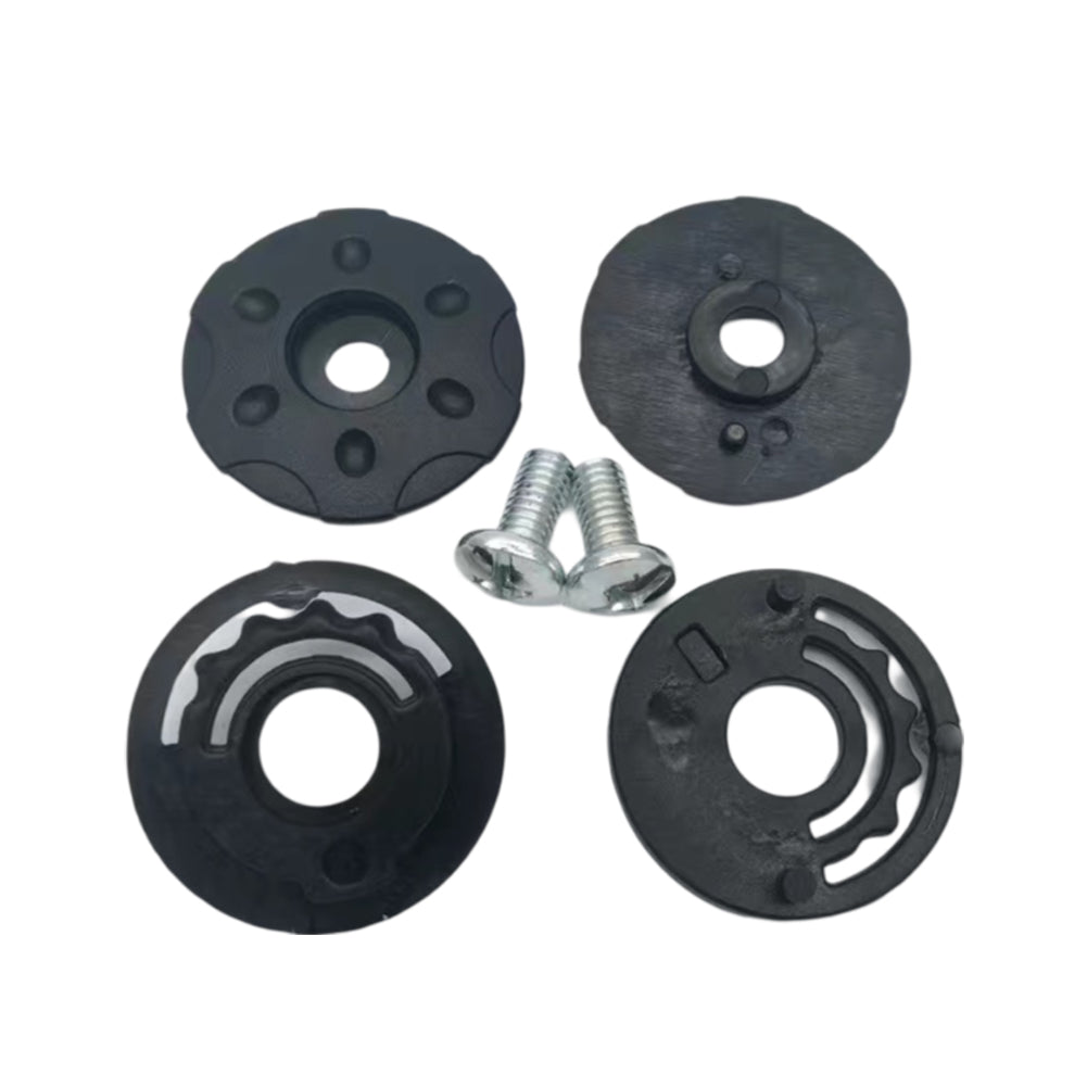 1Pair Motorcycle Helmet Fixed Buckle Rotate Switch Buckle Mirror Holder Lens Base Helmet Lens Button Replacement Helmets Screws