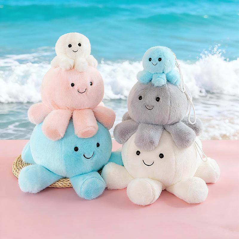 Quallen Drehendes Plüschtier Kissen Anhänger - Niedliche Geburtstagsgeschenk Puppe