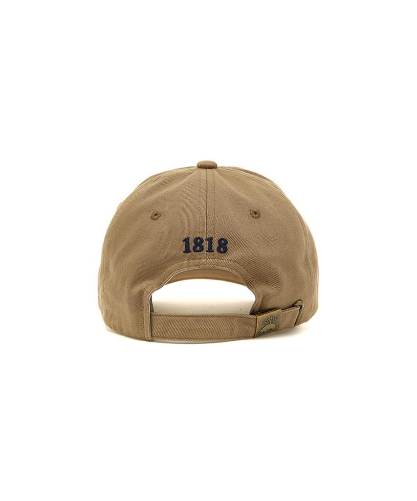 BROOKS BROTHERS [Unisex] Cotton Logo Baseball Cap (Beige) (Bbacmm7315Zes)