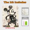 Disney Pearl Art Painting Home Wall Decor Mickey Gemstone Painting Picture Crafts Adult/Beginner Gift Creative Home Decor Unframed