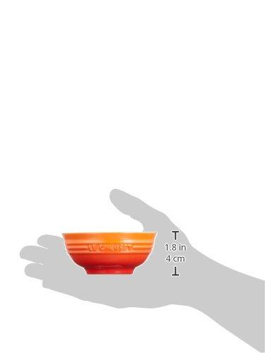 LE CREUSET Stoneware Bowls, Mini Bowls, Rainbow Design, Heat and Cold Resistant, Microwave and Oven Safe, Set of 6 [Official Japanese Product]