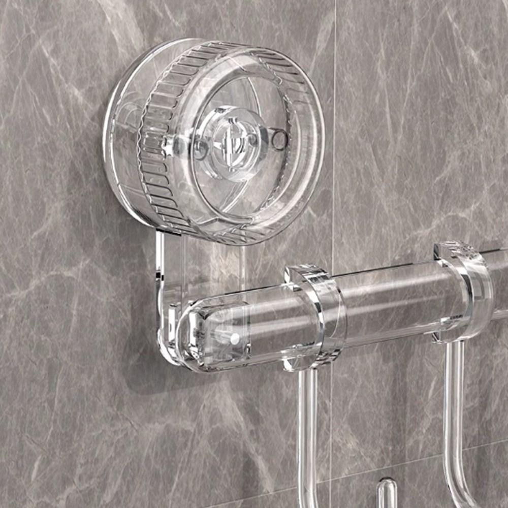 Plastic Material Wall Mounted Towel Rack With Hooks Hand Towel Holder  Shower