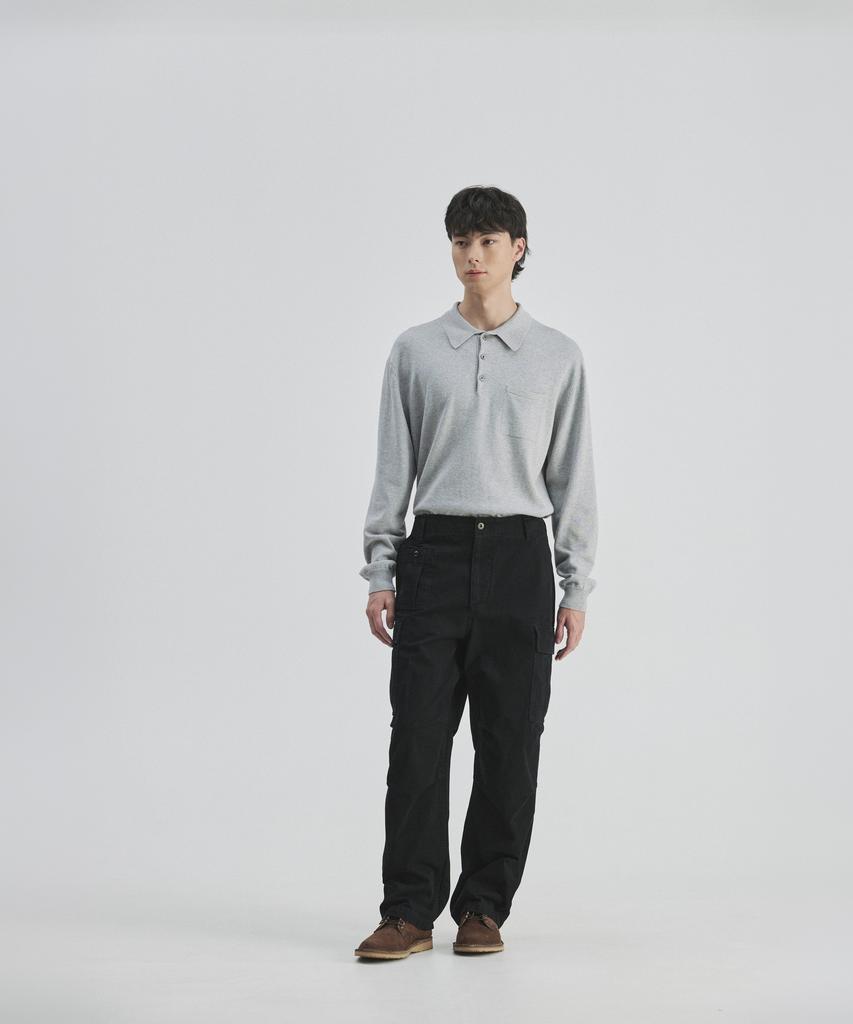 Guernsey Woollens Washed British Army Field Pants - Black