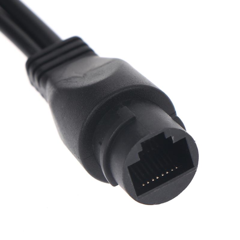 Poe Cable Passive Power Over Ethernet Adapter Cable Poe Splitter Injector Power Supply Module 12-48V For Ip Camera Cable