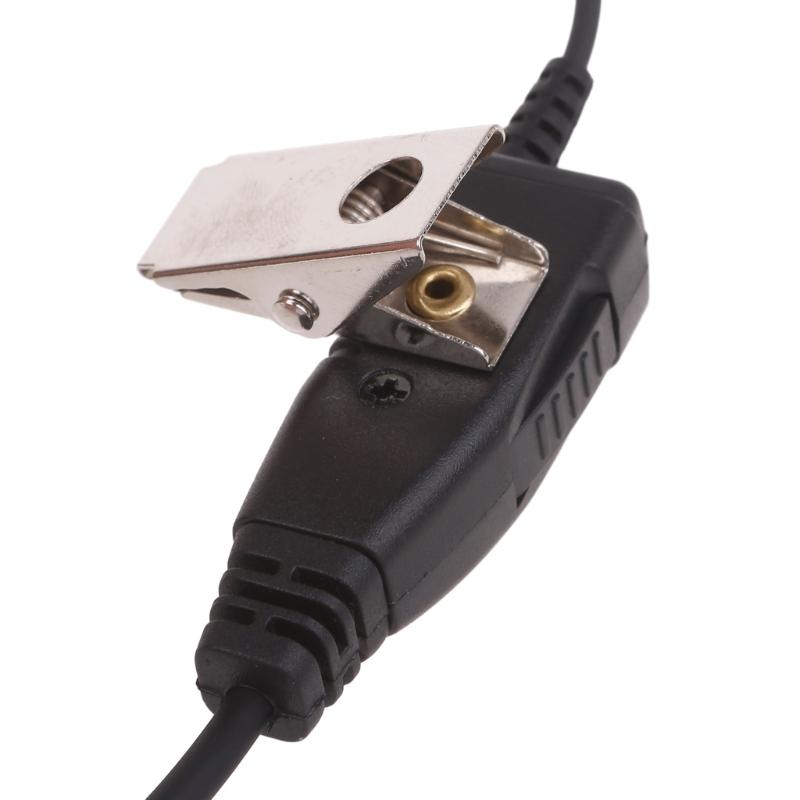 D-Shape Swivels Earpiece Headset with PTT ButtonMic for Two-Way Radio WalkieTalkie for Hytera BP510 BP516 BP 510