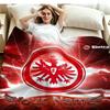 1PC Eintracht Frankfurt Custom Name Patterned Flannel Blanket Suitable For All Seasons for Home Decor Warmth and Comfort Gifts Holiday Present