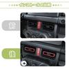 ANTC Jimny Central Air Vent Decoration for Suzuki Jimny JB64 JB74 Material 3M Adhesive Installation Jimny Interior Carbon Fiber Look Easy Installation