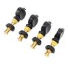 8PCS Metal, Plastic Ukulele Tuners Black And Golden Ukulele Tuning Keys Ukulele Tuning Peg  Ukulele