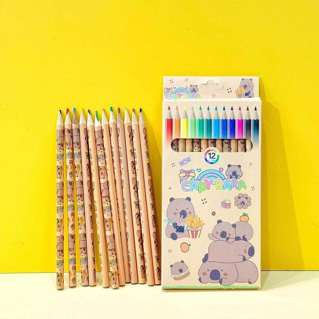 Kuromi Children's 12-Color Colored Pencils Set for Drawing and Doodling