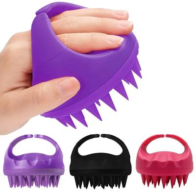 Spazzola Massaggiante per Cuoio Capelluto Massaggiatore per Testa Pettine per Pulire il Cuoio Capelluto Spazzola per Lavare i Capelli Esfoliatore per Cuoio Capelluto Strumenti Scrubber per Testa Nuovo