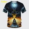 Hip Hop Street Unisex Oversized T Shirt New Metal Rock Dio Band 3D Print T-shirt Fashion Men Clothing Harajuku Short Sleeve Tops