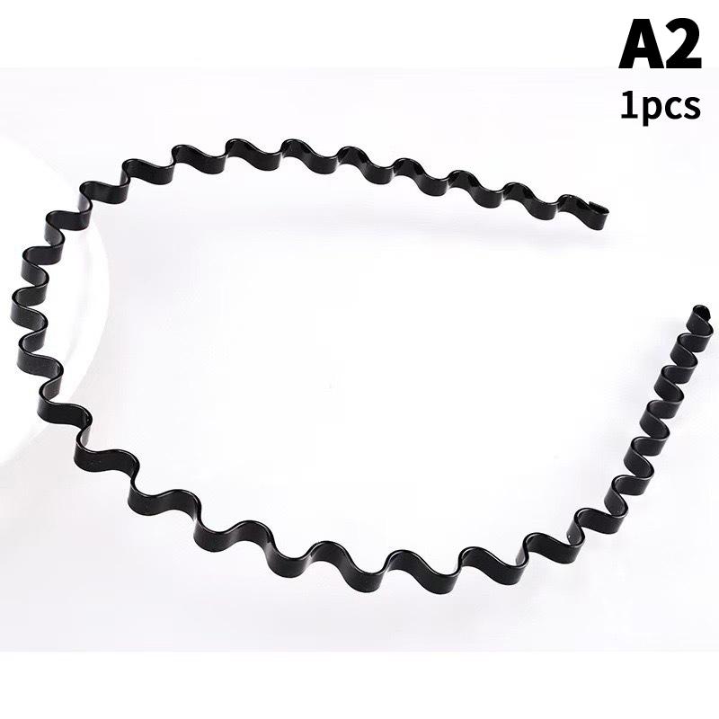 

Унисекс Металлический Волнистый Пружинный Обруч для Волос Лак Нескользящий Спортивный Налобник Простой Ободок для Волос для Женщин Мужчин Головной Убор для Умывания Лица