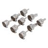 9PCS Set Heat Gun Nozzle Kit 3‑12mm Stainless Steel Hot  Soldering Heat Gun Nozzle