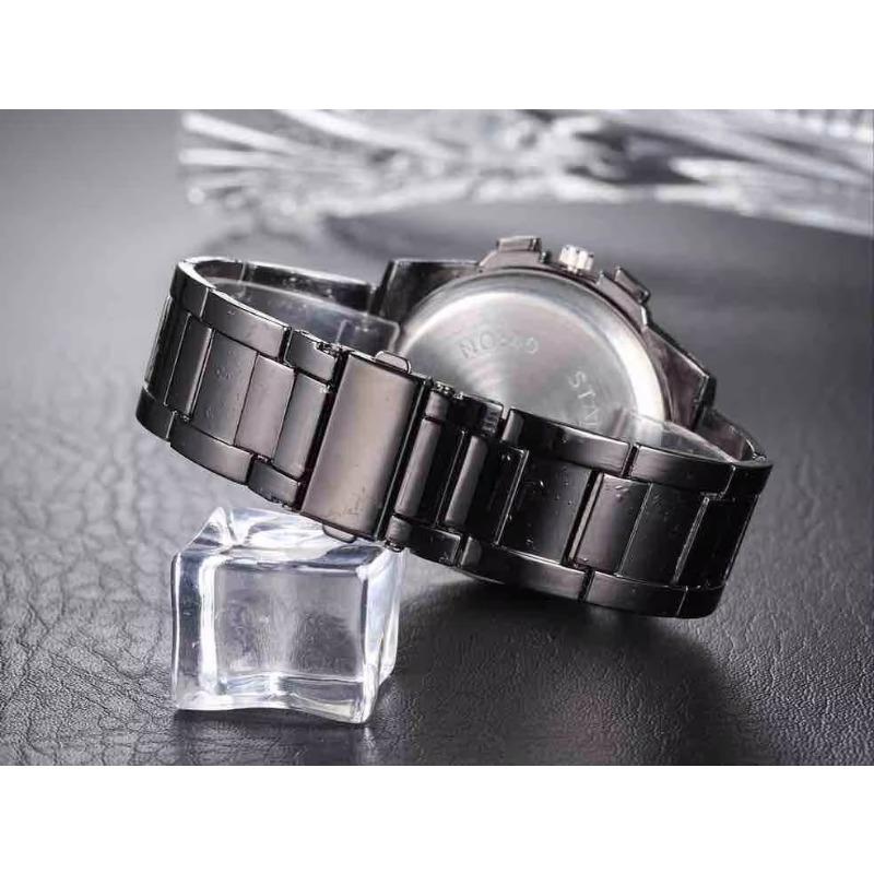 Men's Business Watch for Sale Men Sports Watches Fashion Rosra Brand Quartz Watch Black Stainless Steel Men's Watches Promotion