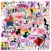 50Pcs/Set Dancer Slangs Series 01 Stickers DIY Fashion Waterproof Doodle Decals Stickers