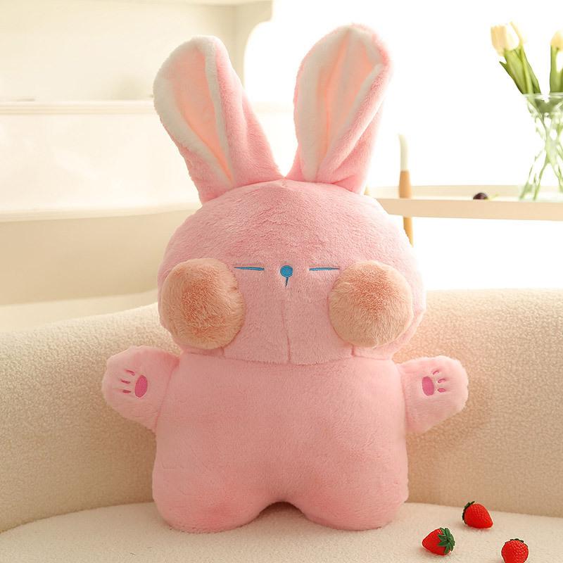 New cute rabbit fur Dudu rabbit doll plush toy bunny gives ragdoll doll throw pillow girl gift