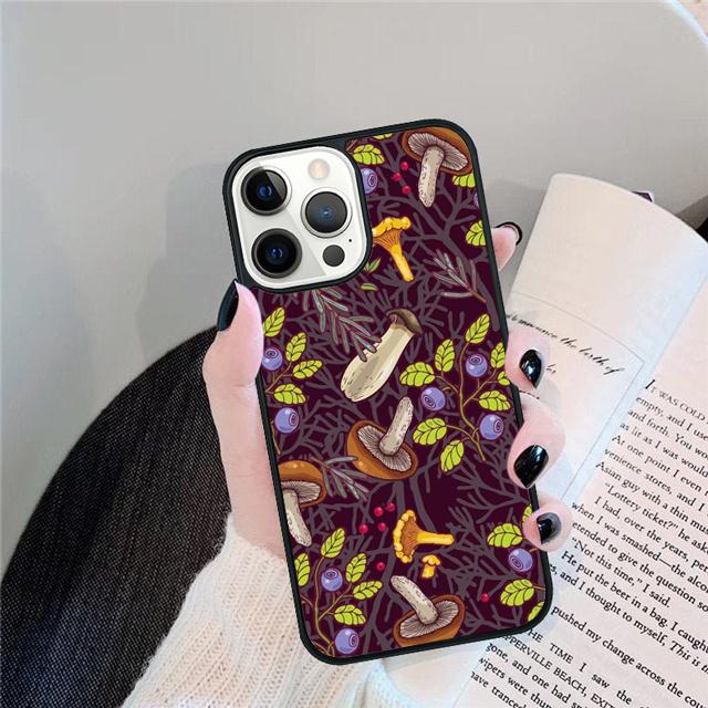 Mushroom Forest Coque Shell For iPhone 17 Air 15 16e 14 13 12 Pro Max 11 Pro Max Plus Phone Case Cover