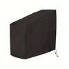 Waterproof Black Fitness Bike Cover - Durable Upright Sports Equipment Protection Cover