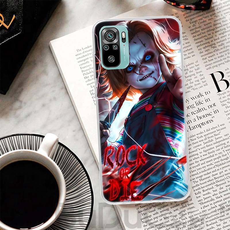 Chucky Doll Horror Movie Cover For Xiaomi Redmi Note 10 9S 9 8T 8 Pro 7 5 Mi 9T 10T 11T 12T 11 12 Lite 12X A3 A2 A1 Print Coque