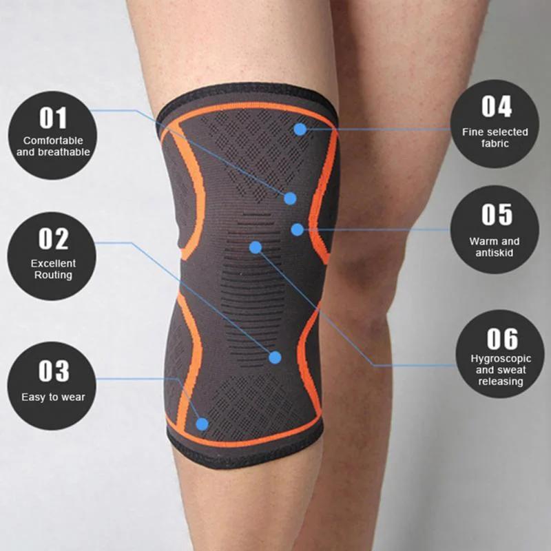 Breathable Knee Compression Sleeve Support For Knee Pain Running Weightlifting Gym Sports Arthritis Relief Knee Brace