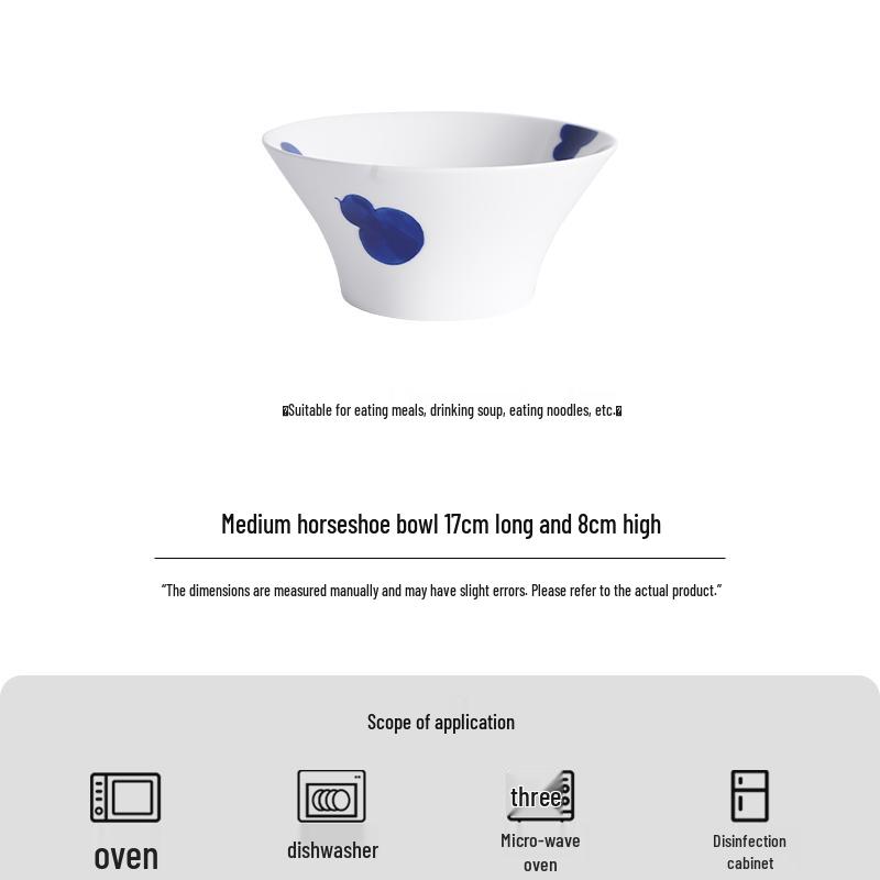 Zexuejia Chinese Ceramic Noodle Bowl