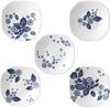 Wedgwood Official Wedding Gift Strawberry Bloom Indigo Soy Set of Wedding Gift for the Bride and Officially Imported Wrapping Dishes, 5, Tableware,