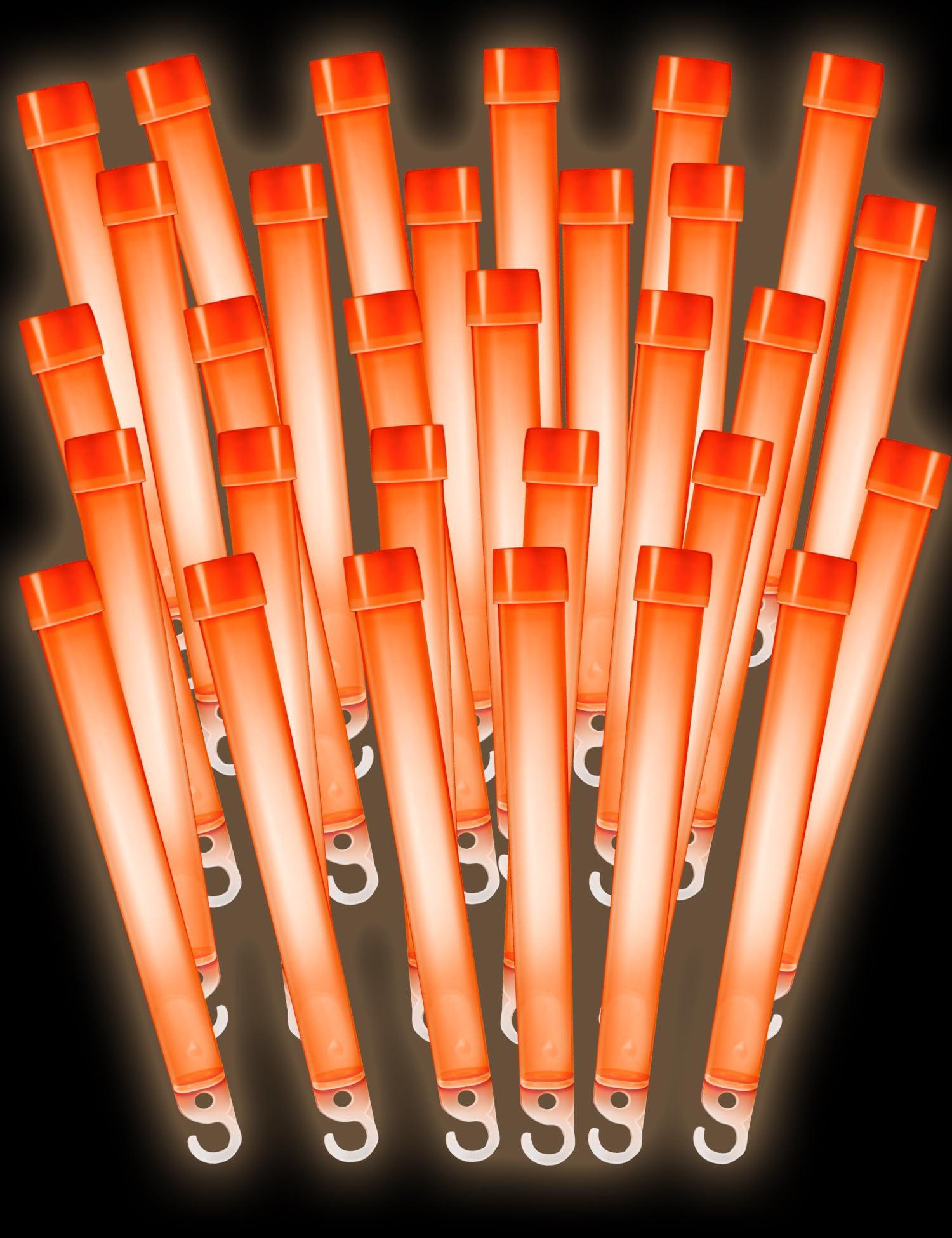 

APALUX Chemical Light Pen Light Set 30 Pieces Glow Time 14-24 Hours Concert Weddings Events Festival Fireworks Orange Bulk Orders