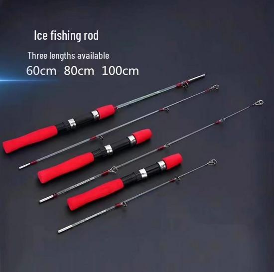 Compact 60-80cm Portable Fishing Rod – Mini Raft, Casting, Surf, and Ice Lure Rod
