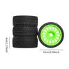 4 Pieces RC Wheel and Tire DIY Accs Easy Installation Professional Model Spare Parts Replace