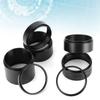 8-Piece Aluminum Alloy Lens Adapter Rings for Telescopes and Astronomical Telescopes, 3/5/7/10/12/15/20/30mm Extension Tubes