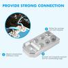2pcs 6 Spot Flat Battery Terminals for XS Power M6 Standard Batteries(BOLT-USE-ONLY), Applicable to Car Audio, External Lighting
