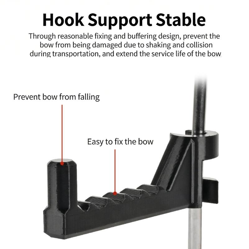 Car Bows Storage Holder Headrest Bows Holder Space Efficient Car Bows Holders Easy to Use for Bows Shoot Fans Efficient Use