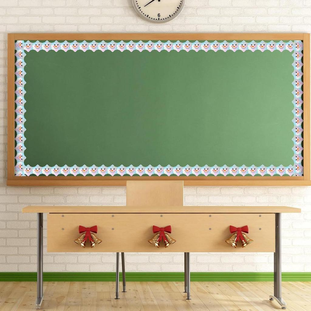 Seasonal Bulletin Board Border Decorative Trim For Black Board Christmas Decor Border Trim For Office Classroom Meeting Room